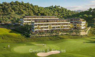 Appartements de luxe exclusifs en première ligne de golf avec vue Mer à Mijas, Costa del Sol 791287 