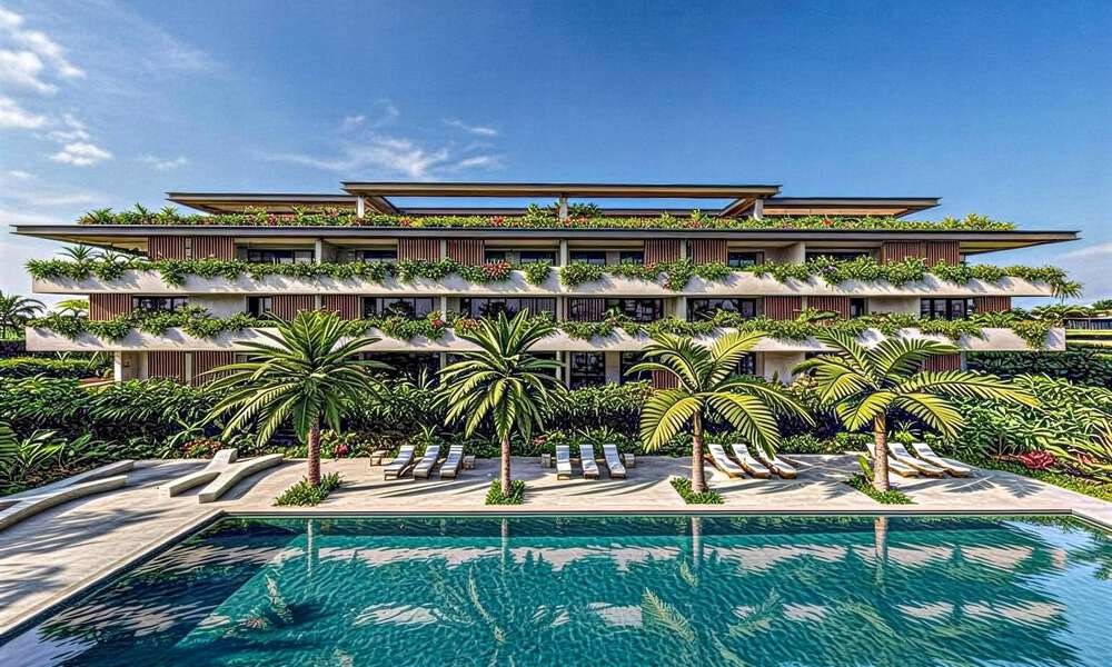 Appartements de luxe exclusifs en première ligne de golf avec vue Mer à Mijas, Costa del Sol 791288