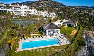 Appartement de luxe de 3 chambres à vendre avec vue panoramique sur la mer dans un resort privé à Marbella - Benahavis 791539 