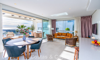 Appartement de luxe de 3 chambres à vendre avec vue panoramique sur la mer dans un resort privé à Marbella - Benahavis 791571 