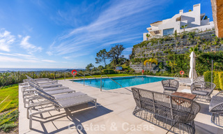 Appartement de luxe de 3 chambres à vendre avec vue panoramique sur la mer dans un resort privé à Marbella - Benahavis 791578 