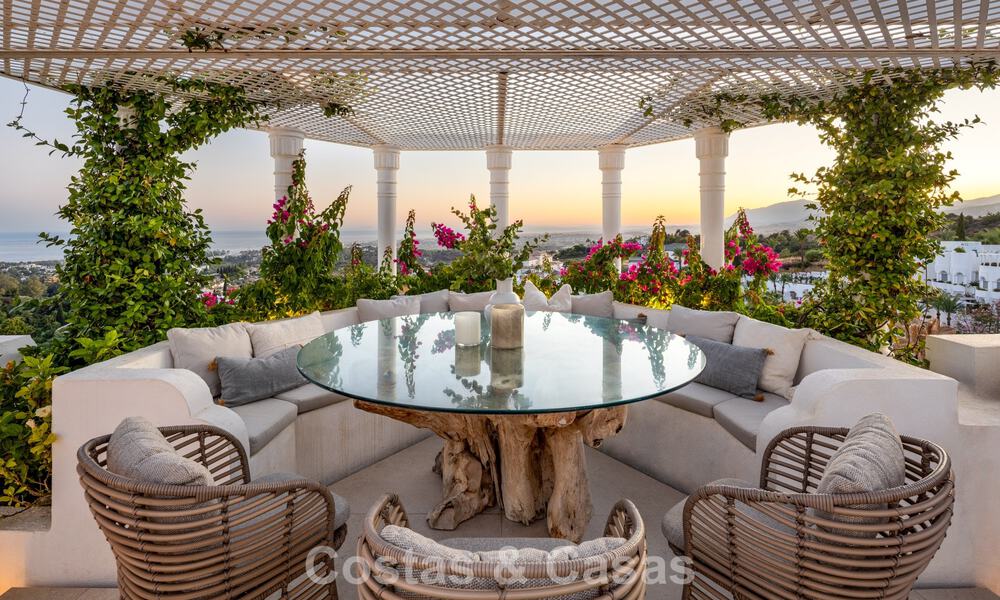 Penthouse duplex exclusif avec piscine privée et vue panoramique sur la mer à vendre sur la Golden Mile de Marbella 791643