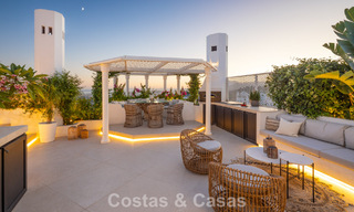 Penthouse duplex exclusif avec piscine privée et vue panoramique sur la mer à vendre sur la Golden Mile de Marbella 791644 