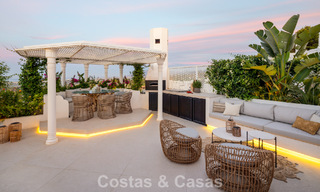 Penthouse duplex exclusif avec piscine privée et vue panoramique sur la mer à vendre sur la Golden Mile de Marbella 791654 