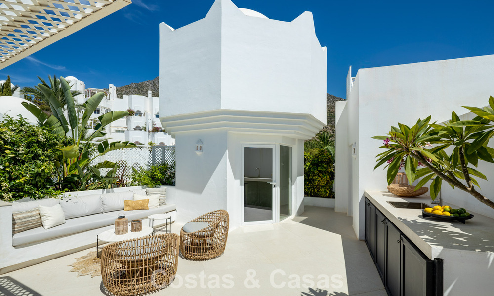 Penthouse duplex exclusif avec piscine privée et vue panoramique sur la mer à vendre sur la Golden Mile de Marbella 791659