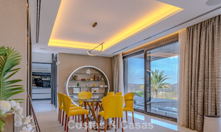 Villa de luxe moderne et entièrement neuve avec vue sur la mer à vendre dans un resort de golf à Mijas, Costa del Sol 791680 