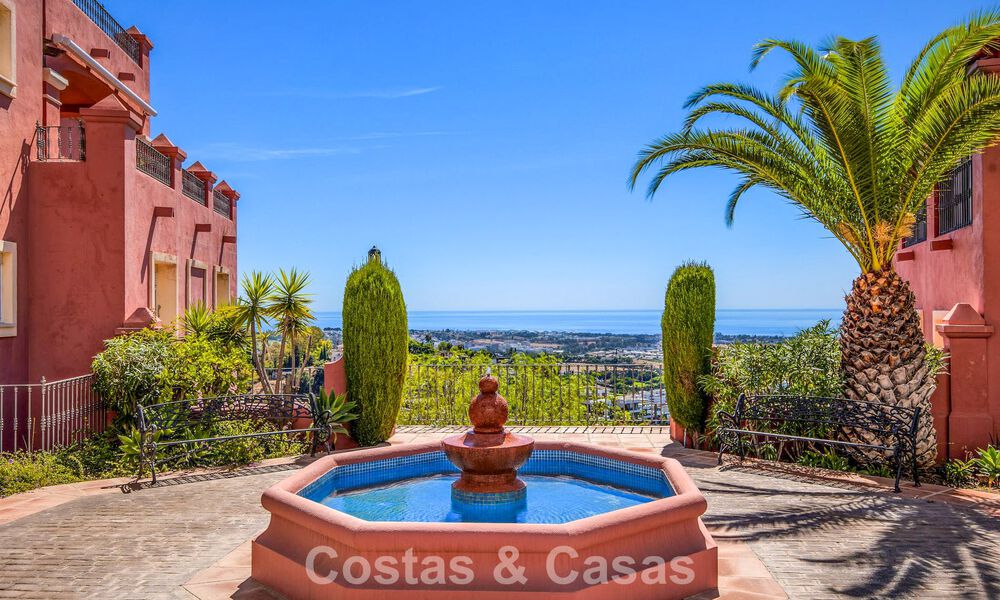 Appartement spacieux et prêt à emménager avec vue panoramique sur la mer à vendre à Benahavís - Marbella 791752