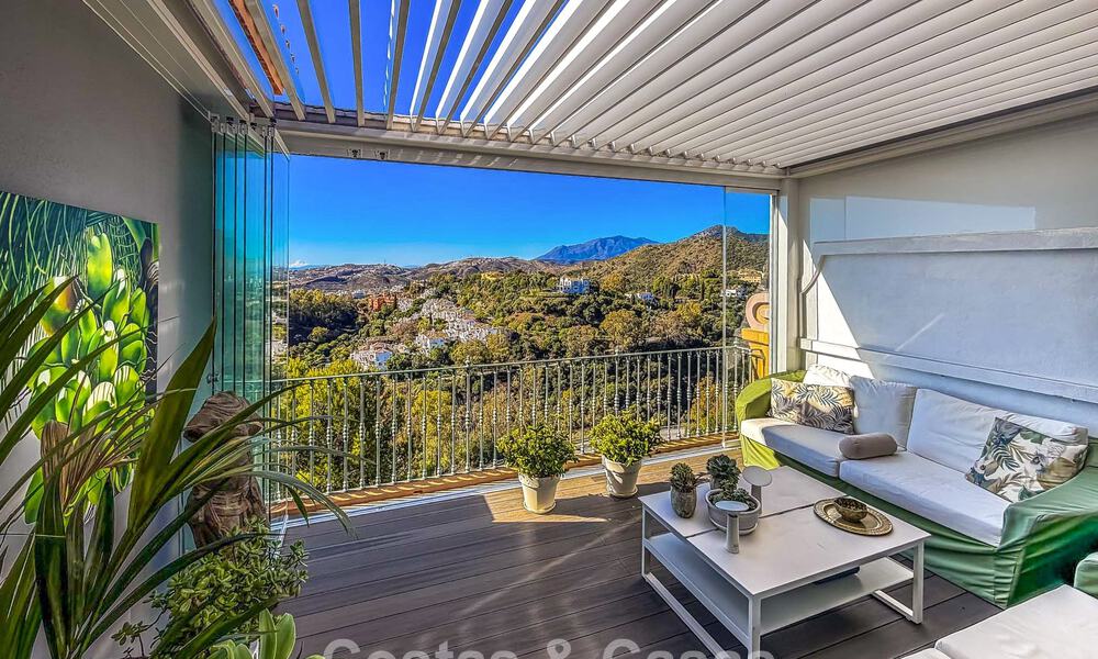 Penthouse prêt à emménager, avec vue sur la mer spectaculaire à vendre à Marbella - Benahavís 791781