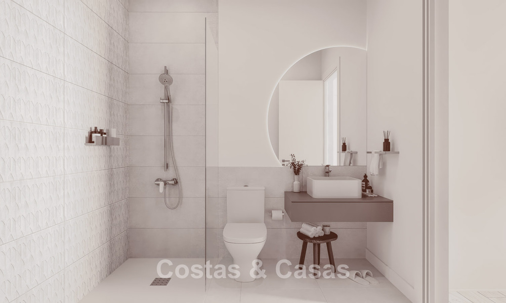 Nouveaux appartements modernes avec vues panoramiques sur la mer à Mijas Costa, Costa del Sol 791698