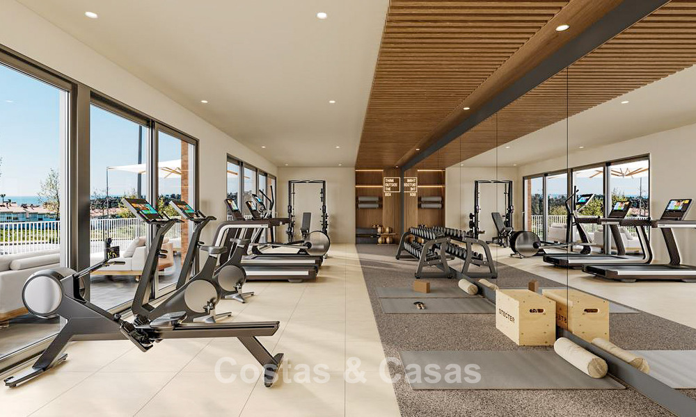 Nouveaux appartements modernes avec vues panoramiques sur la mer à Mijas Costa, Costa del Sol 791700