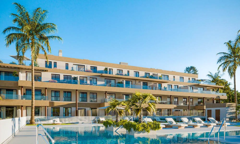 Nouveaux appartements modernes avec vues panoramiques sur la mer à Mijas Costa, Costa del Sol 791701