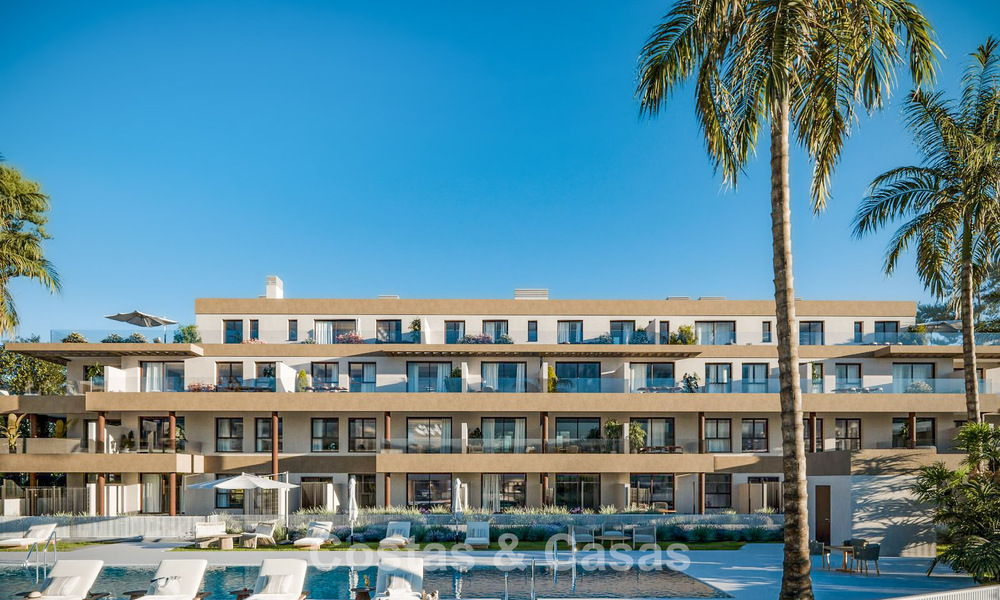 Nouveaux appartements modernes avec vues panoramiques sur la mer à Mijas Costa, Costa del Sol 791704