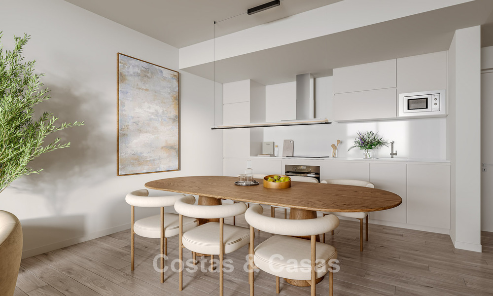 Nouveaux appartements modernes avec vues panoramiques sur la mer à Mijas Costa, Costa del Sol 791710