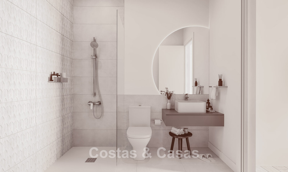 Appartements neufs élégants avec vue panoramique sur la mer à vendre à Mijas Costa, Costa del Sol 791720