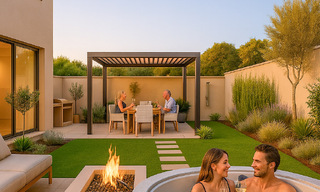 Villas mitoyennes modernes à vendre avec vues à 360°, Mijas Costa, Costa del Sol 791799 