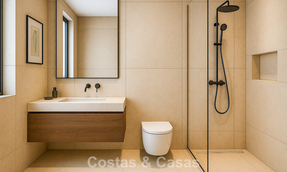 Villas mitoyennes modernes à vendre avec vues à 360°, Mijas Costa, Costa del Sol 791813