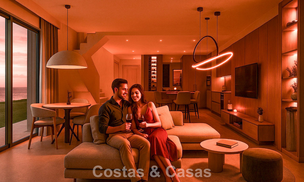 Villas mitoyennes modernes à vendre avec vues à 360°, Mijas Costa, Costa del Sol 791815