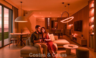 Villas mitoyennes modernes à vendre avec vues à 360°, Mijas Costa, Costa del Sol 791815 