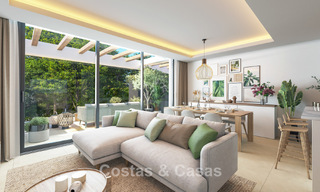Maisons de ville contemporaines au design moderne à vendre dans un environnement golfique à Mijas Costa, Costa del Sol 791825 