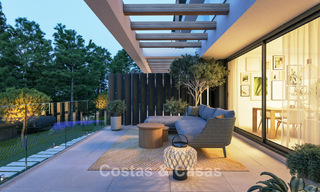 Maisons de ville contemporaines au design moderne à vendre dans un environnement golfique à Mijas Costa, Costa del Sol 791827 