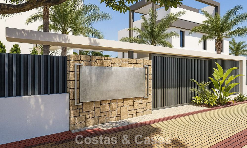 Maisons de ville contemporaines au design moderne à vendre dans un environnement golfique à Mijas Costa, Costa del Sol 791834
