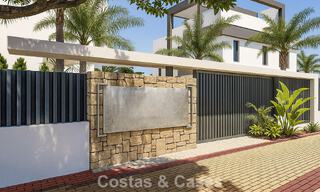 Maisons de ville contemporaines au design moderne à vendre dans un environnement golfique à Mijas Costa, Costa del Sol 791834 