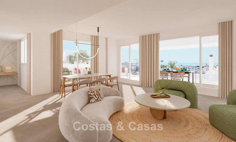 Appartements et maisons de ville exclusifs à vendre à distance de marche du centre d’Estepona 791980