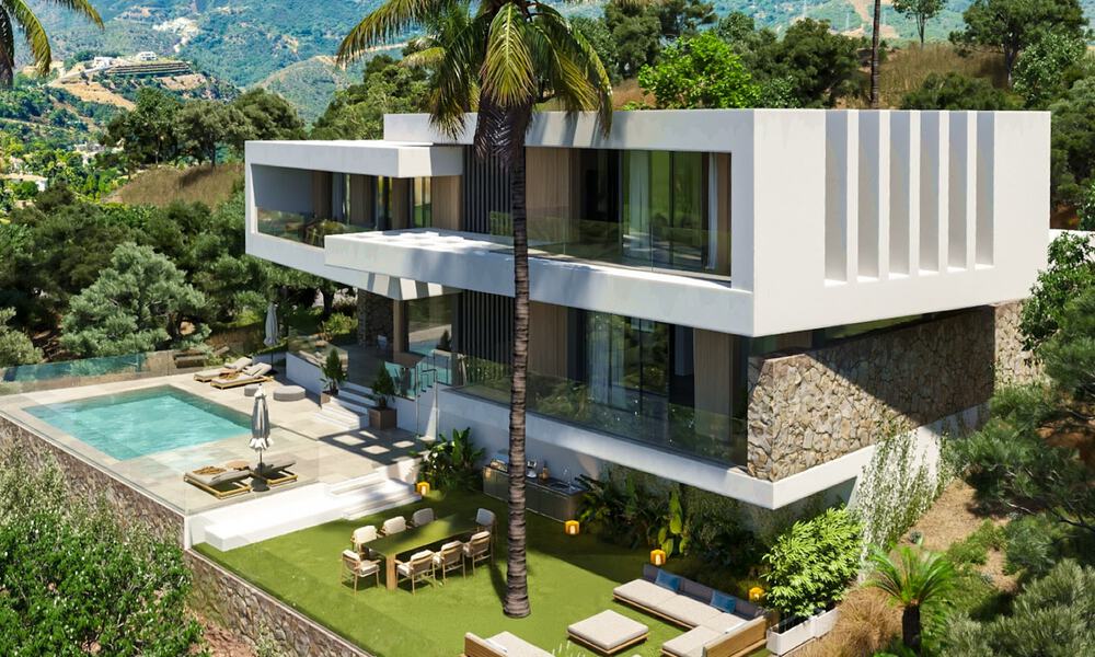 Nouvelle villa off-plan au design avant-gardiste à vendre dans un environnement golfique privé à Sotogrande, Costa del Sol 792087