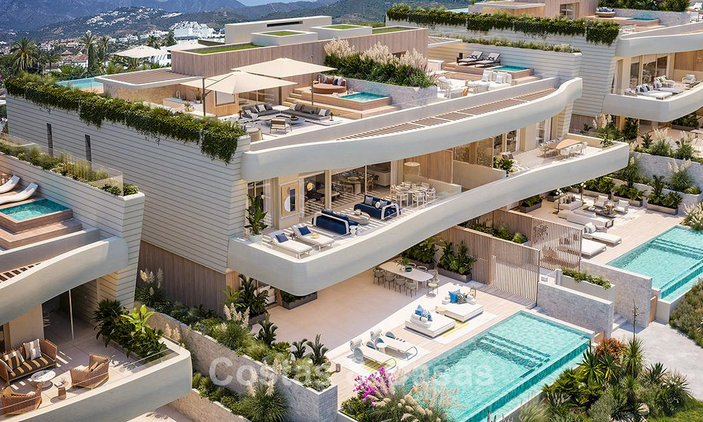 Appartement de luxe haut de gamme à vendre dans un complexe en première ligne de plage à l’est du centre de Marbella 792201