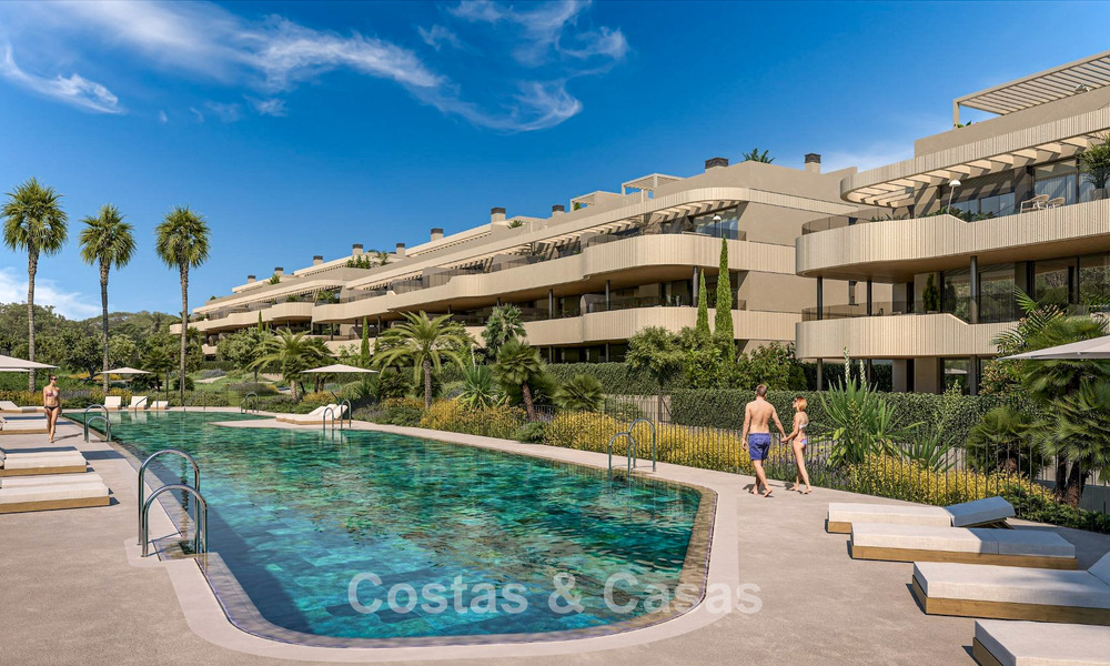 Appartements sur plan à vendre dans un complexe de golf moderne sur la New Golden Mile entre Marbella et Estepona 792340