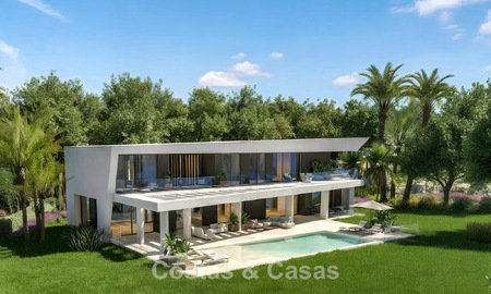 Villa contemporaine en vente sur plan, à distance de marche de la plage et des commodités à Guadalmina Baja, Marbella 792661