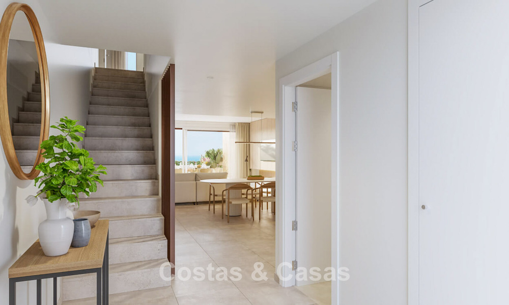 Maisons mitoyennes contemporaines avec vue imprenable sur la mer à vendre à La Cala de Mijas, Costa del Sol 792668