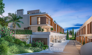 Maisons mitoyennes contemporaines avec vue imprenable sur la mer à vendre à La Cala de Mijas, Costa del Sol 792675 