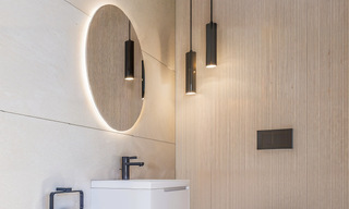 Lancement. Villas mitoyennes de luxe avec vues imprenables sur la mer à Casares, Costa del Sol 792643 