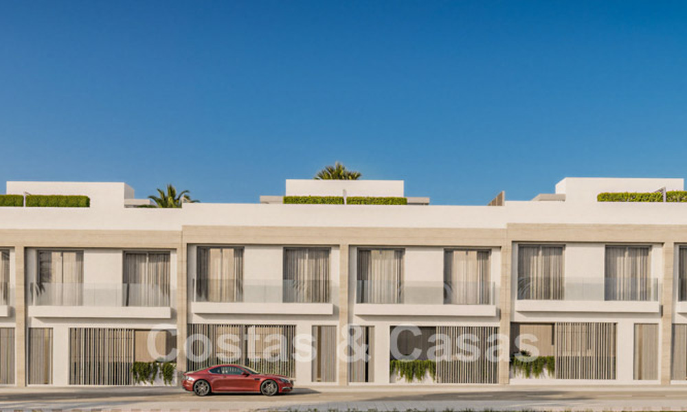 Maisons de ville modernes et élégantes au cœur de San Pedro Alcántara, Marbella 792804