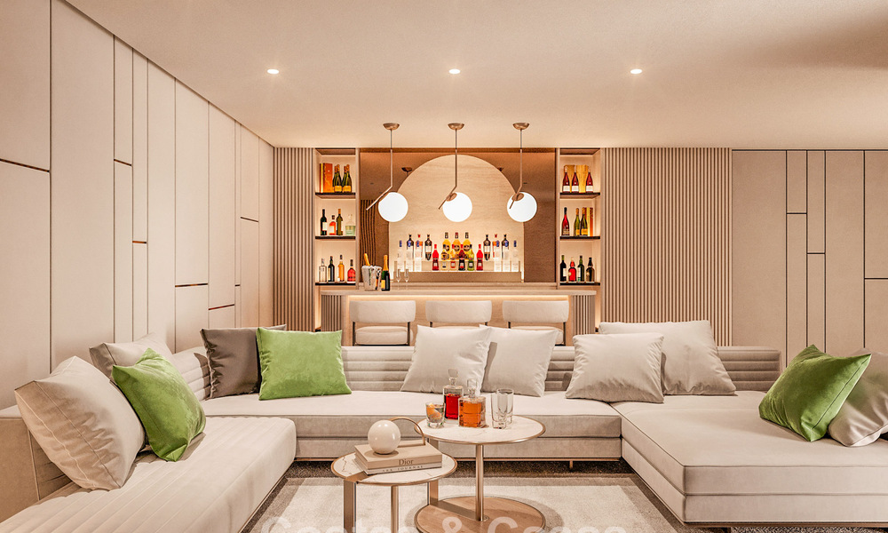 5 villas mitoyennes modernistes à vendre avec vue panoramique sur la mer à La Quinta, Benahavís - Marbella 795594