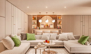 5 villas mitoyennes modernistes à vendre avec vue panoramique sur la mer à La Quinta, Benahavís - Marbella 795594 