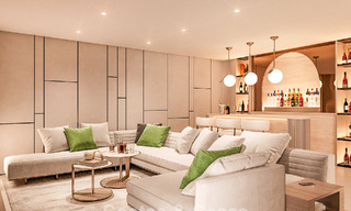 5 villas mitoyennes modernistes à vendre avec vue panoramique sur la mer à La Quinta, Benahavís - Marbella 795599 