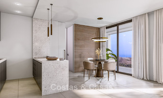 Villa neuve sur plan à l’architecture sophistiquée et offrant une vue panoramique sur la mer à vendre à Marbella - Benahavís 792680 