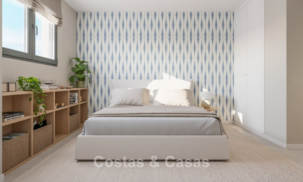 Appartements neufs et contemporains avec vue panoramique sur la mer à vendre à Mijas Costa, Mijas 792745