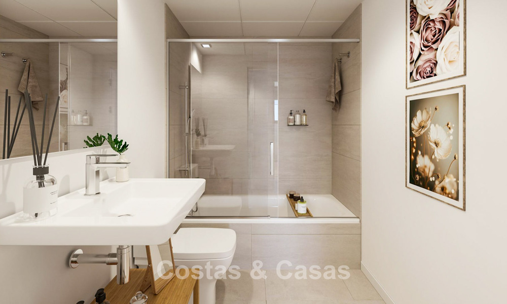 Appartements neufs et contemporains avec vue panoramique sur la mer à vendre à Mijas Costa, Mijas 792748