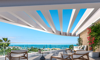 Appartements neufs modernes avec vue panoramique sur la mer à vendre à Manilva, Costa del Sol 792927 
