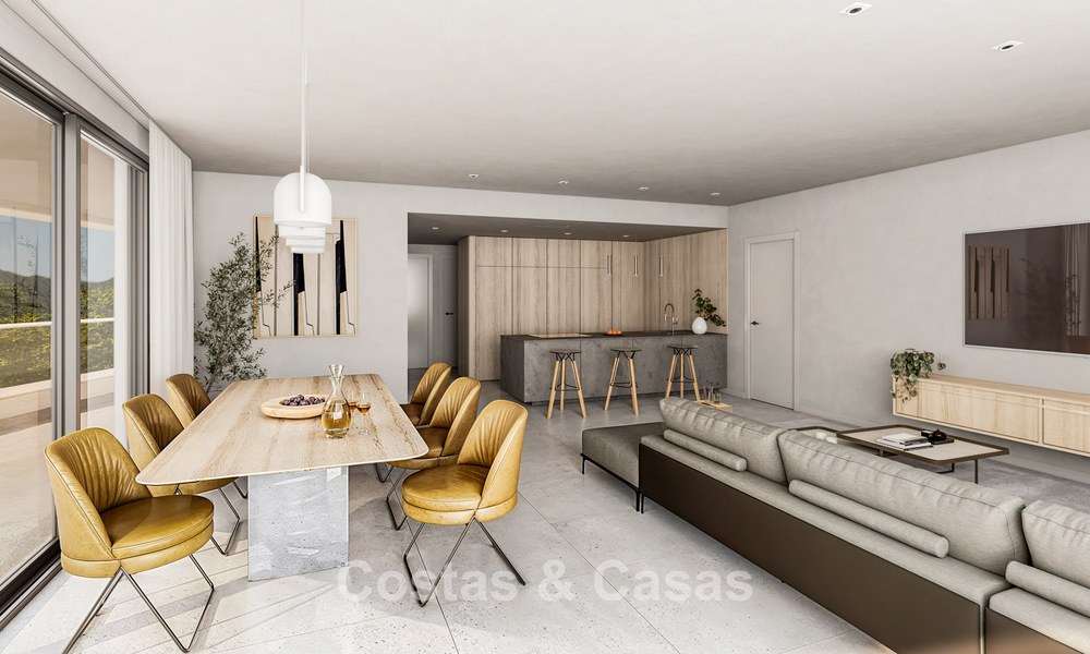 Appartements neufs modernes avec vue panoramique sur la mer à vendre à Manilva, Costa del Sol 792929