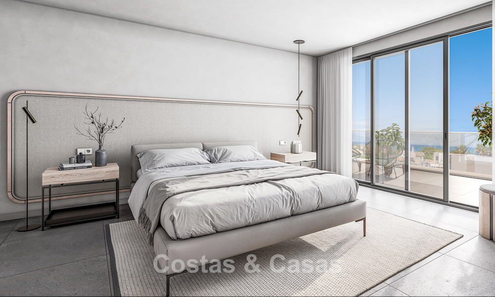Appartements neufs modernes avec vue panoramique sur la mer à vendre à Manilva, Costa del Sol 792932