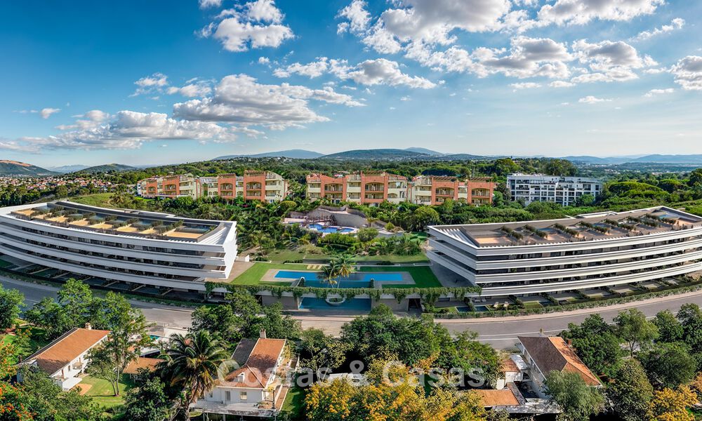 Appartements neufs modernes avec vue panoramique sur la mer à vendre à Manilva, Costa del Sol 792934