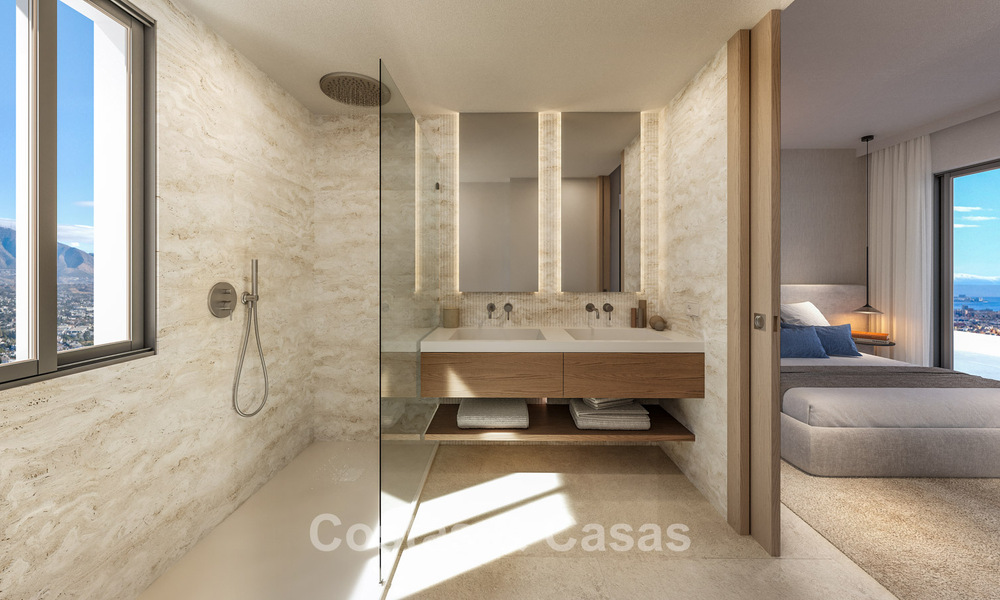 Appartements innovants avec vue panoramique sur la mer à vendre dans un resort de golf à Mijas Costa, Costa del Sol 792969