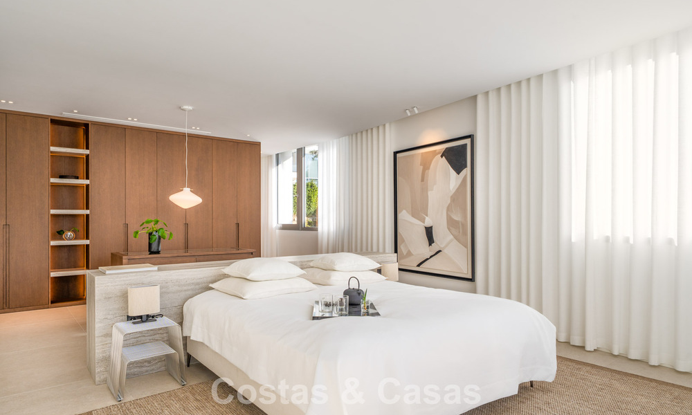 Villa mitoyenne moderne à vendre avec vue sur la mer dans une résidence sécurisée à Sierra Blanca, Golden Mile de Marbella 793034