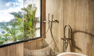 Maison de ville exclusive avec vues panoramiques à vendre dans la vallée du golf de Nueva Andalucía, Marbella 793267 