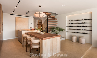 Maison de ville exclusive avec vues panoramiques à vendre dans la vallée du golf de Nueva Andalucía, Marbella 793275 