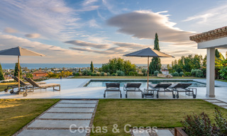 Villa méditerranéenne contemporaine prêt à emménager avec vue imprenable sur la mer à vendre à Benahavís - Marbella 793395 